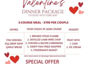 Honiara Hotel: 2023 Valentines Dinner Package