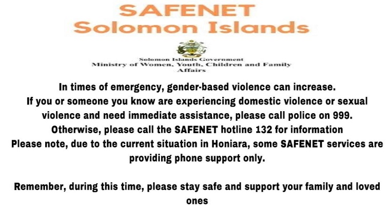 Please call the SAFENET hotline 132