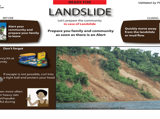 National Disaster Council: Landslide Preparedness