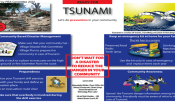 National Disaster Council: Tsunami Prevention