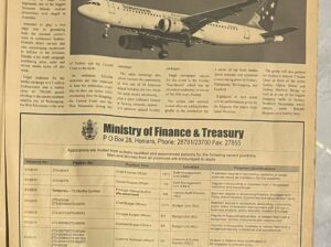 Ministry OF Finance & Treasury Issue:(SWN 15013)