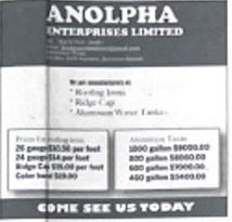 ANOLPHA Enterprises Limited: 2017 SWN Issue 17092 Classifieds Promotion