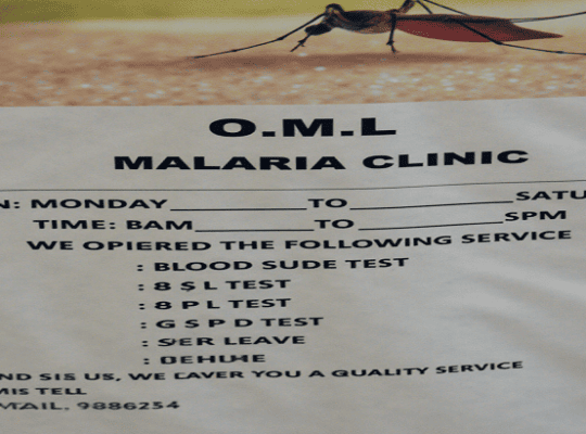 O.M.L Malaria Clinic