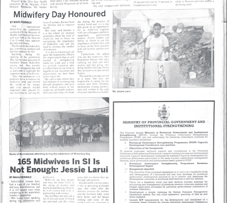 Ministry of Provincial Government and Institutional Strengthening- Vacancy Notice: SWN May 2017