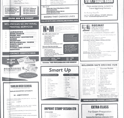 Imprint Stamp Design LTD: 2017 SWN Issue: 17092 Classifieds