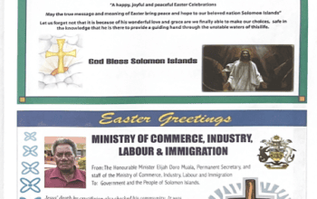 Ministry of Police, National Security and Correctional Services:2016 Easter Message
