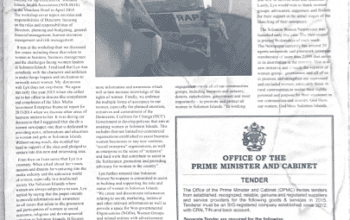 Office of the Prime Minister and Cabinet – Tender: 2015 SWN Issue 15010