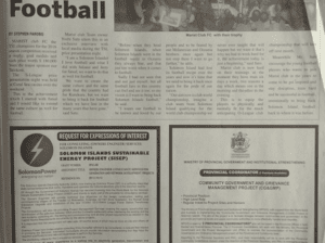 Ministry of Provincial Government and Institutional Strengthening: SWN 17083 February 2017 – Community Government and Grievance Management Project (CG & GMP)