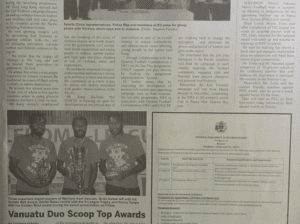 National Parliament of Solomon Islands: SWN 16053 March 2016: Vacancy Posts