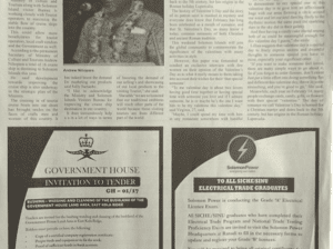 Government House: SWN 17083 February 2017:  – Bushing- weeding and cleaning of the bushland of the government house land area, east Kola Ridge