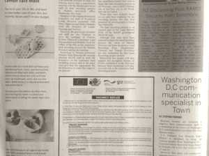 Ministry of Environment, Climate Change, Disaster Management & Meteorology): SWN 17083 February 2017: – Vacancy Notice