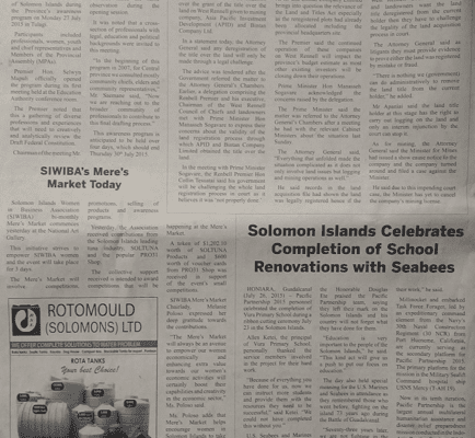 ROTOMOULD (SOLOMONS) LTD – Rota Tanks Your Best Choice! SWN 15025 July 2015: