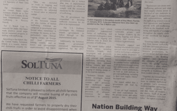 SOLTUNA: SWN 15025 July 2015:  – A Notice to All Chilli Farmers