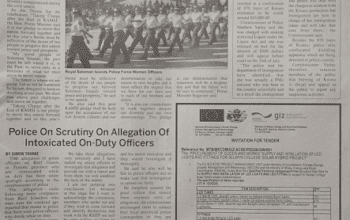 (Ministry of Environment, Climate Change, Disaster Management and Meteorology) & (Ministry of Mines and Rural Electrification) – Invitation for Tender: (SIN 17367 July 2017)