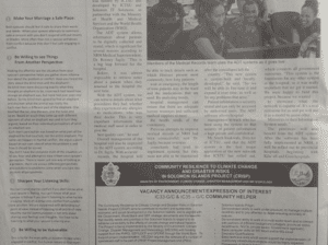 Ministry of Environment, Climate Change, Disaster Management and Meteorology:SWN 16073 September 2016: – Community Resilience to Climate Change and Disaster Risks in Solomon Islands Project (CRISP) – Vacancy Announcement/Expression of Interest