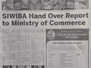 PMO: SWN 16070 August 2016: – New Years Honours 2017