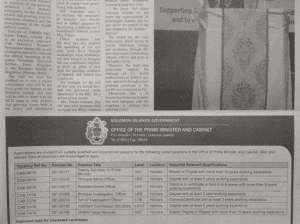 The Office of Prime Minister and Cabinets 16075 October 2016: Office of Prime Minister and Cabinet