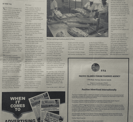 FFA (Pacific Islands Forum Fisheries Agency) – Regional Coordinator (PROP) – Position Advertised Internationally