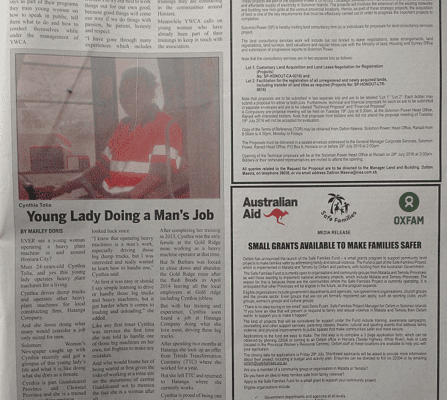 Solomon Power – Request for Proposal (“RFP”) for “Lands Consultancy Services”: (SWN 16065 July 2016)