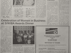 Western Provincial Government (Tourism and Culture Division) – Invitation to Tender: (SWN 16065 July 2016)