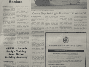 Ministry of Lands, Housing and Survey – Expression of Interest (MLHS/01/2015) – Solomon Islands National Urban Policy: (SWN 15021 July 2015)