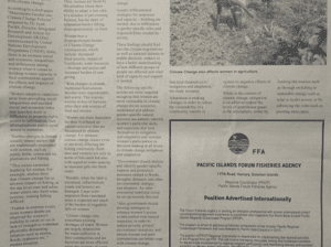 FFA (Pacific Islands Forum Fisheries Agency) – Regional Coordinator (PROP) – Position Advertised Internationally: (SWN 15021 July 2015)