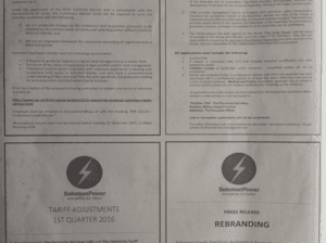 Ministry of Lands, Housing and Survey – Request for Proposal Rep – Name – Customary Lands Advisor: SWN 15044 December 2015