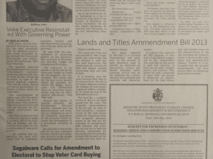 Ministry of Environment, Climate Change, Disaster Management and Meteorology – Request for Expression of Interest – Building Design and Construction Supervision Services: SIN 220 June 2014