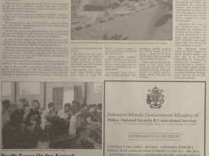 Ministry of Police, National Security and Correctional Services – Expression of Interest: SIN 227 July 2014