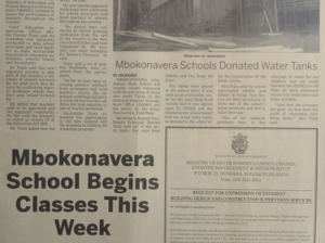 Ministry of Environment, Climate Change, Disaster Management & Meteorology – Request for Expression of Interest – Building Design and Construction Supervision Services: SIN 220 June 2014