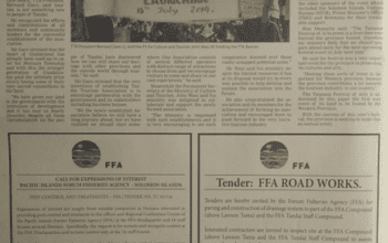 FFA – Tender – FFA Road Works: SIN 227 July 2014