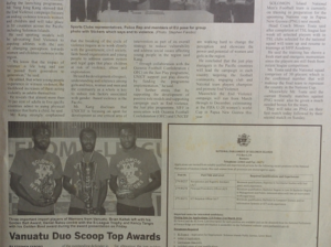 National Parliament of Solomon Islands: SWN 16053 March 2016: Vacancy Posts